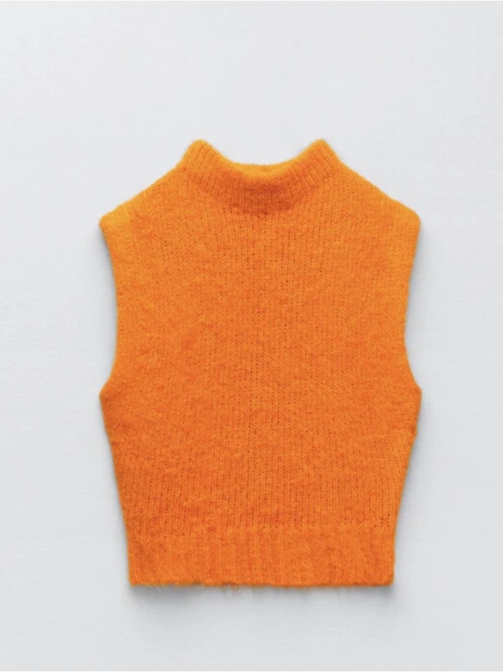 ZARA wool and alpaca blend vest Sweater Stretch - Bloggers favourite - Picture 6 of 10